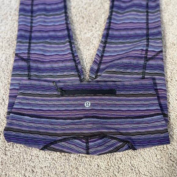 Lululemon Speed Tight IV Purple Full Length Athletic Sport Run Leggings Size 4 - Picture 9 of 11